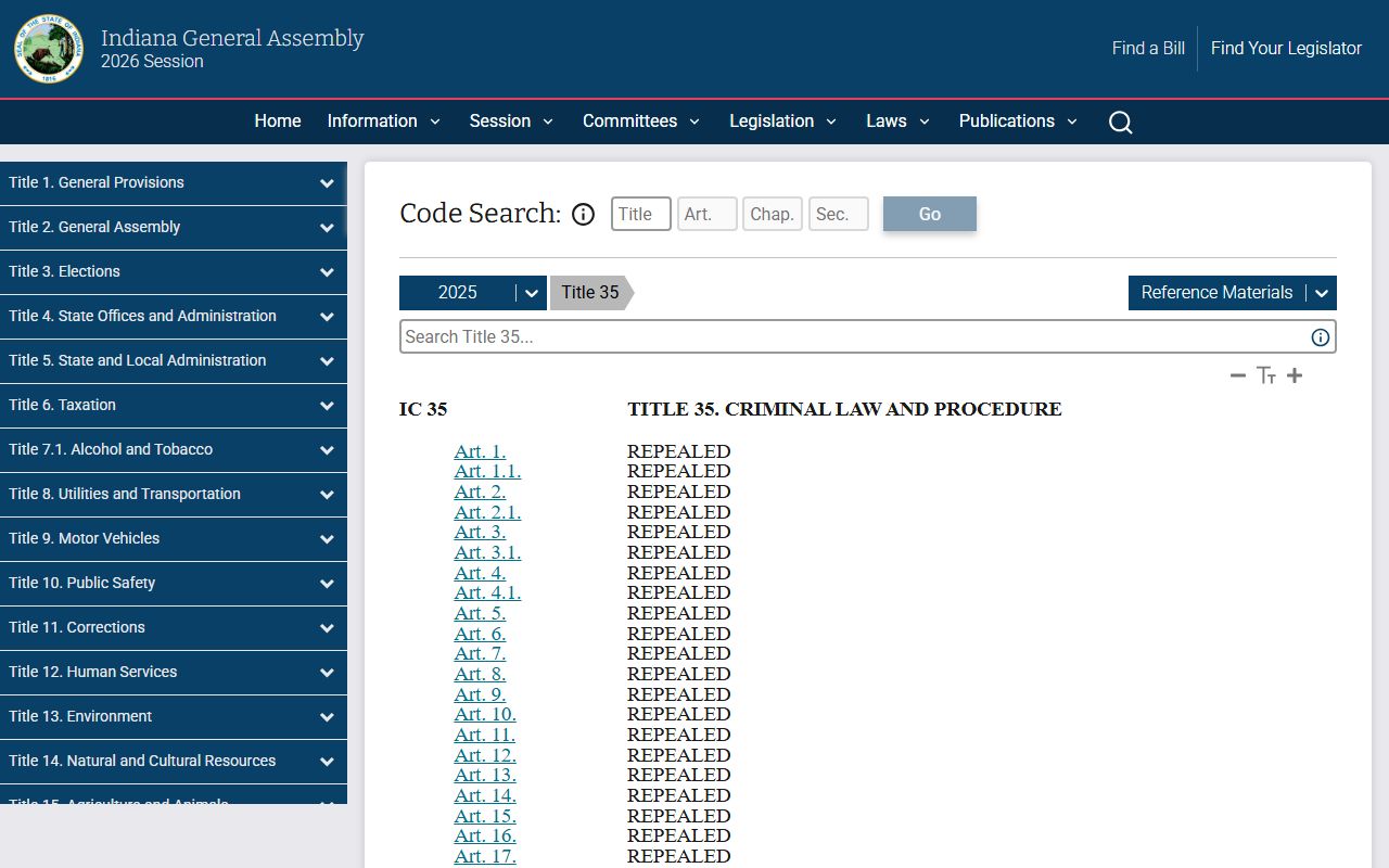 Carroll County criminal court records Indiana criminal law title
