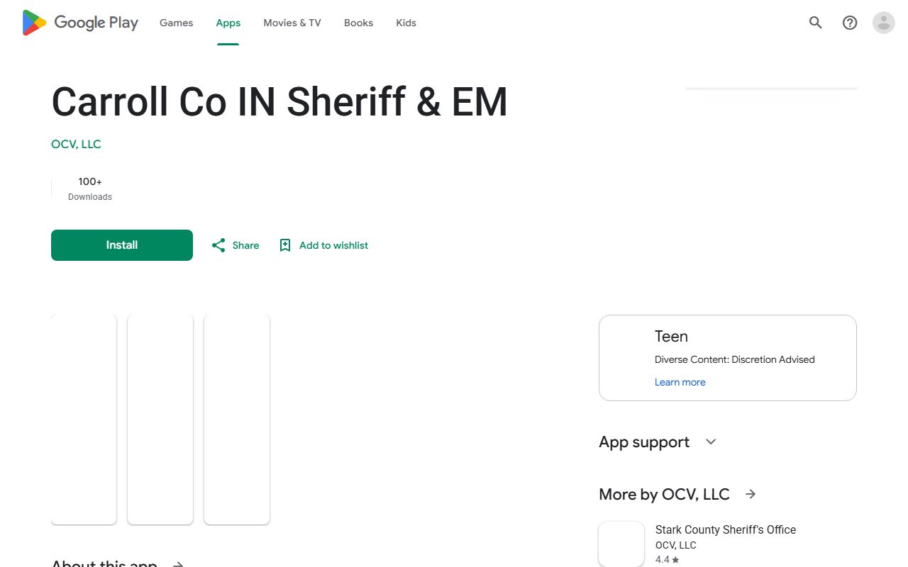 Carroll County inmate search Carroll Co IN Sheriff and EM Google Play listing