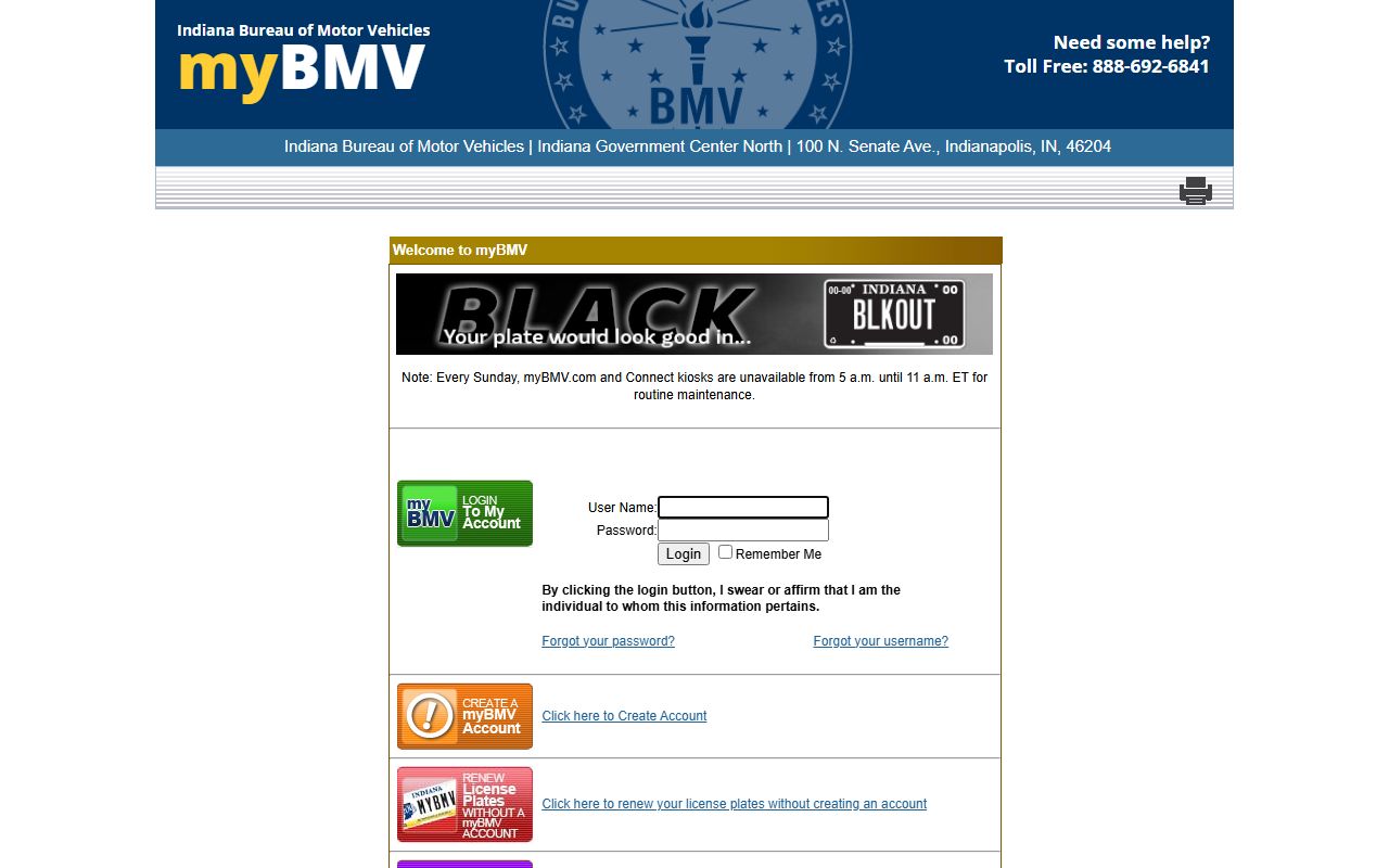 Carroll County traffic court records with myBMV driver record access